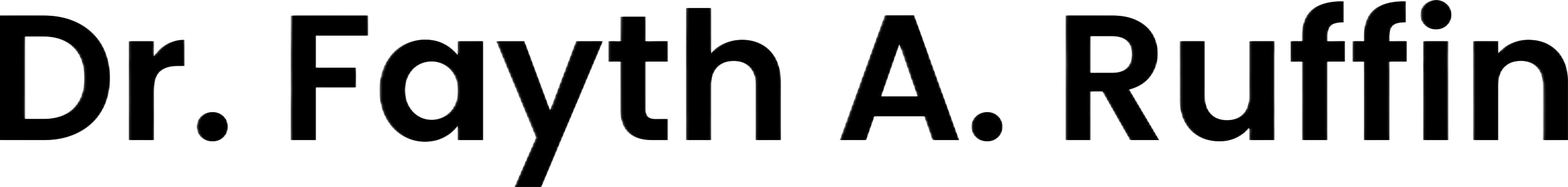 Dr. Fayth A. Ruffin logo